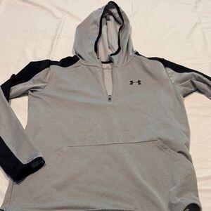 Under Armour Men's Zip-Up Hoodie in Gray and Black
48